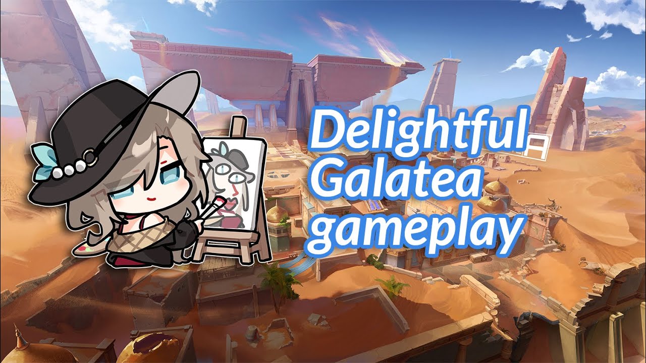 Strinova Masterclass Replay | Delightful Galatea gameplay 赏心悦目的大画家从左 | anime | TPS | fps