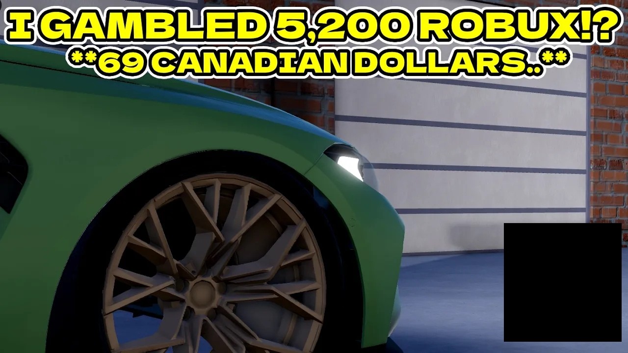 I gambled 5,200 ROBUX on Auctions!?! **$69.99 CAD**