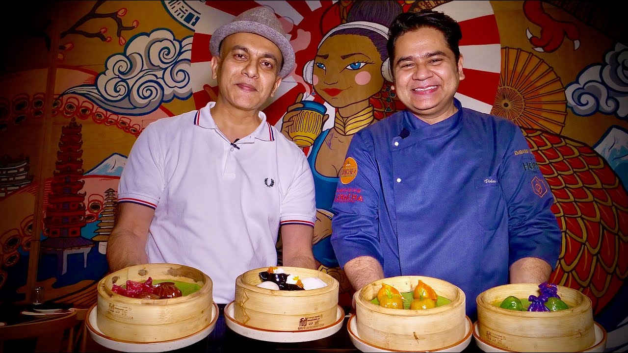 Amazing Colourful Dim Sums At Sriracha, Bengaluru! Veg & Non Veg 14 Varieties Of Dim Sum! Throwback