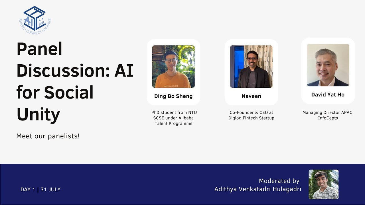 STCAI 2021: Panel Discussion | AI for Social Unity