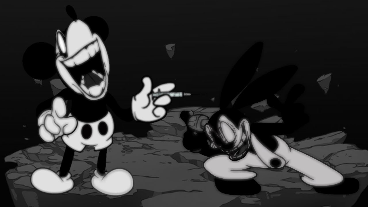 【FNF】Madness but Mickey Mouse and Oswald sings it