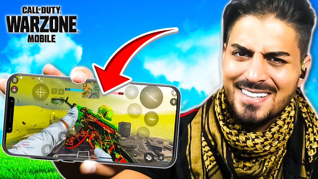 I Played Warzone Mobile on MAX FOV! (120 FOV)