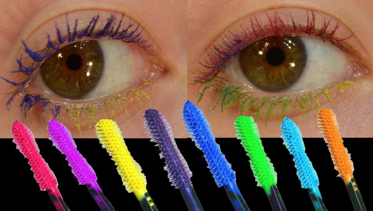 DIY. Create your own COLORED MASCARA. Crear tu propia mascara de pestañas de colores!!