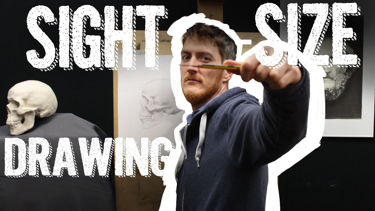 Best Technique for REALISTIC DRAWING / PAINTING - SIGHT-SIZE Method : Tutorial and Demonstration