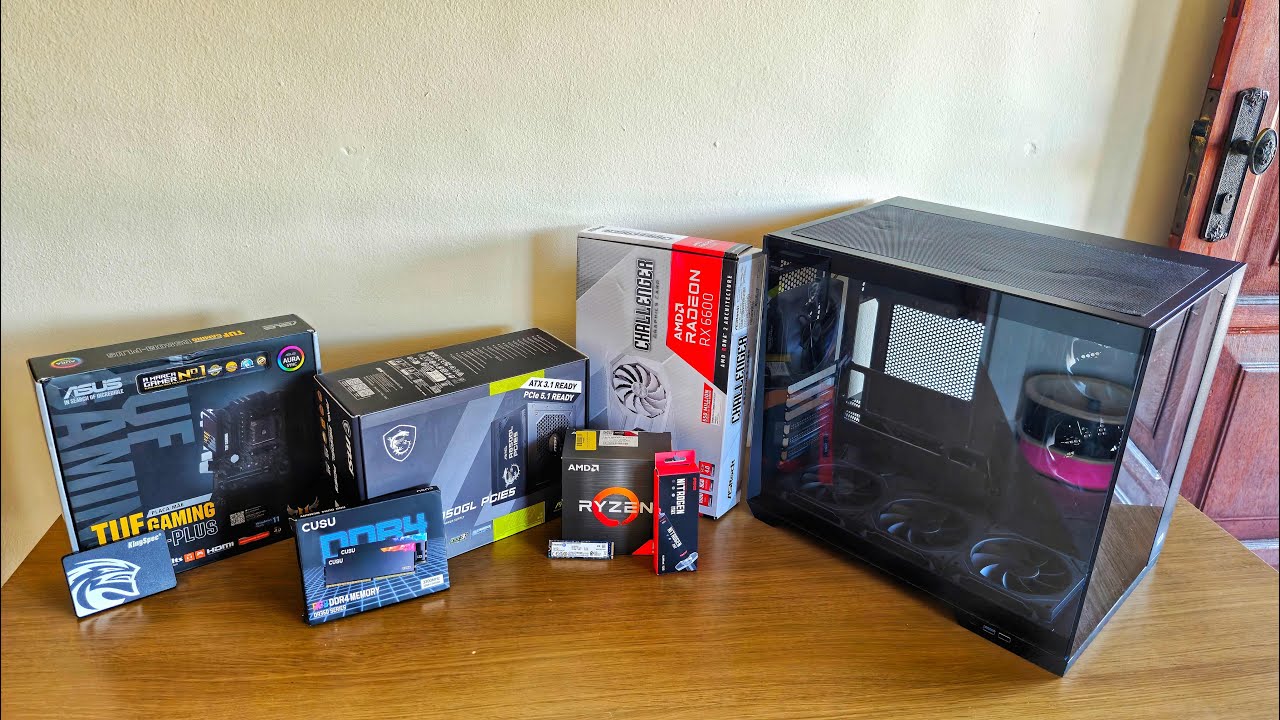 Montei um PC com RX 6600 + Ryzen 5 5500 (Teste em jogos)