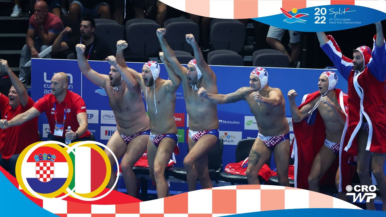 EP 2022 polufinale (m): Hrvatska - Italija