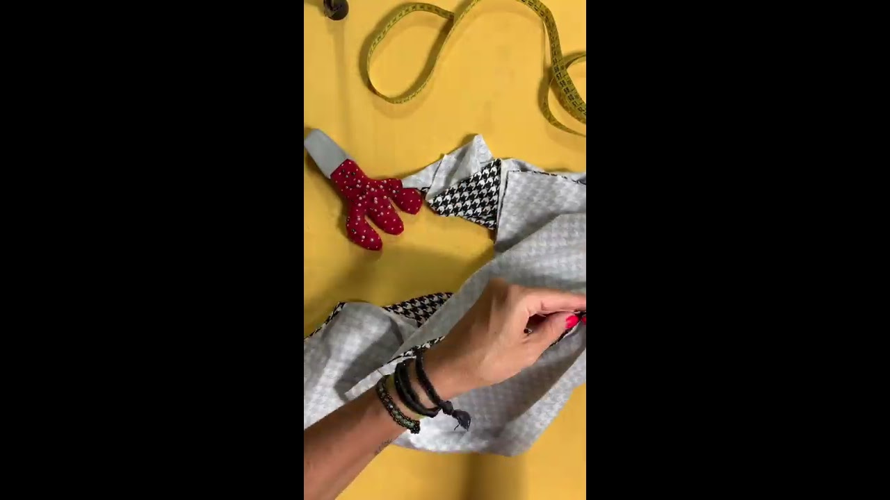 Tutorial falda gajos con volados