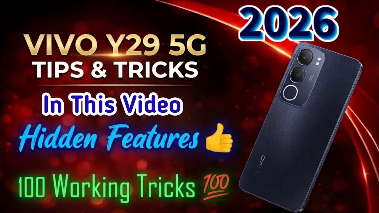 Hidden Features Y29 5G!! Vivo Y29 Tips & Tricks✓ 💯 Working Tricks 👍 In All Time ||