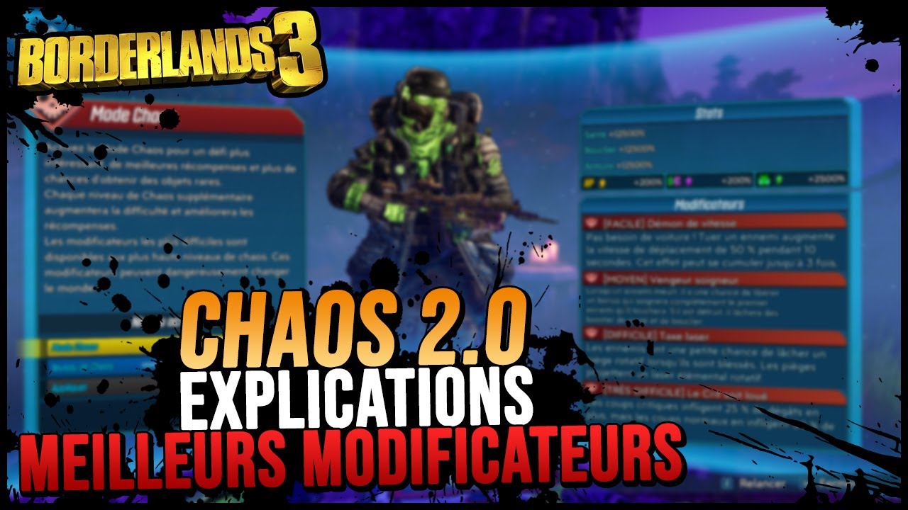 Borderlands 3 : Chaos 2.0 | Tout ce que vous devez savoir (Fonctionnement & Meilleurs Modificateurs)