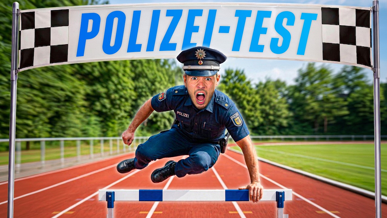 POLIZEI-Einstellungstest OHNE Training! 👮&zwj;♂️ (Bestrafung: TASER⚡️) | ETTEN DASS