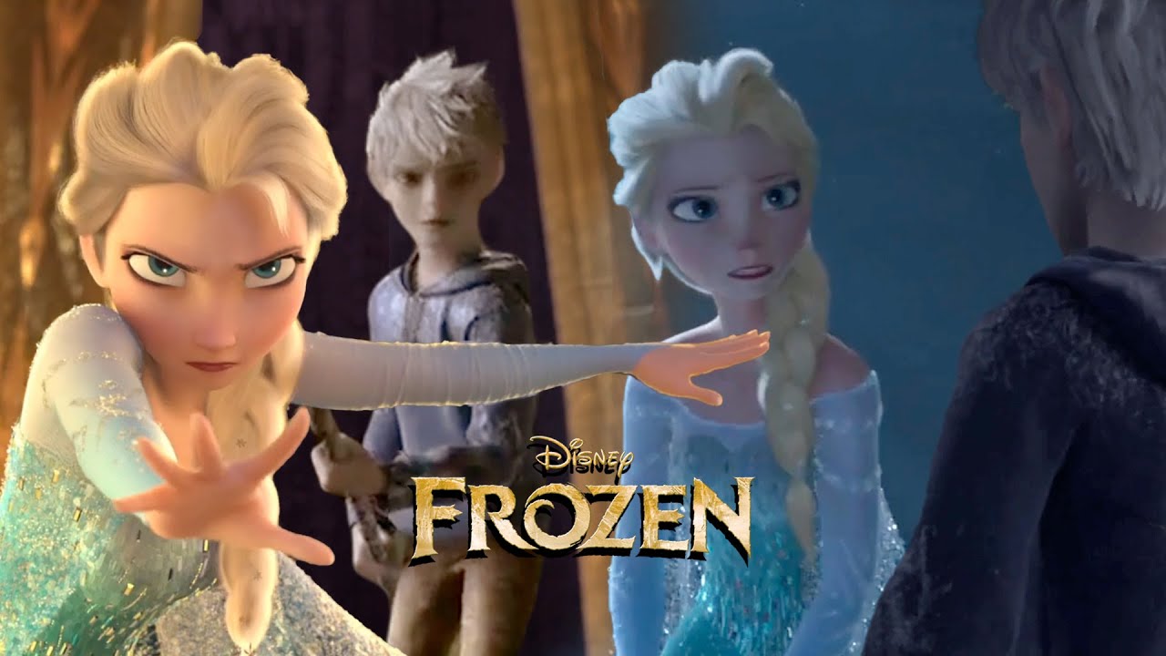 Scenes Elsa and Jack Frost fighting together | Frozen 3 [JELSA Fanmade Scene]