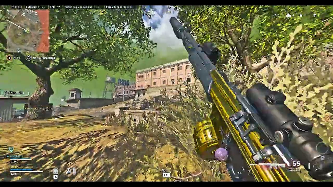 Vitória Rebirt C58 Mac 10 / Warzone Victory Rebirth Island Mac 10 c58