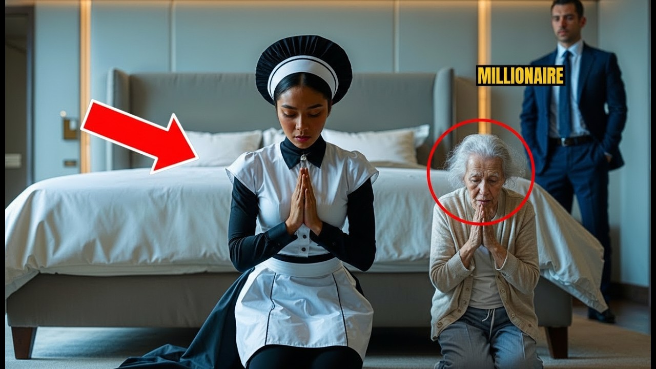 He Thought She Was Just a Housekeeper… Then He Saw Her Praying With His Sick Mother