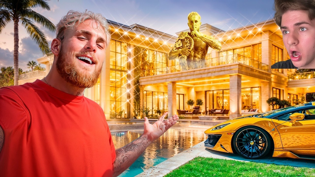 I Reacted TO Jake Paul's House Tour!