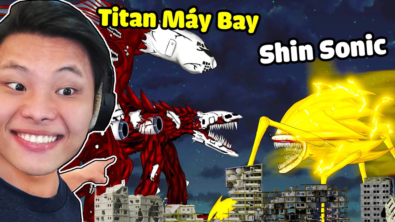 ĐỪNG ĐỂ SHIN SONIC GẶP TITAN MÁY BAY INFECTED SKY🥩✈️JAYGRAY TRIỆU HỒI TRẬN CHIẾN QUÁI VẬT KHỔNG LỒ