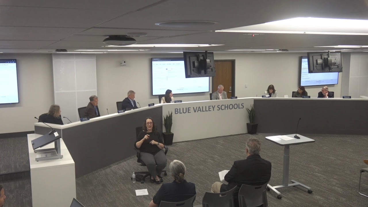 Blue Valley Board of Education Meeting 10-13-2025