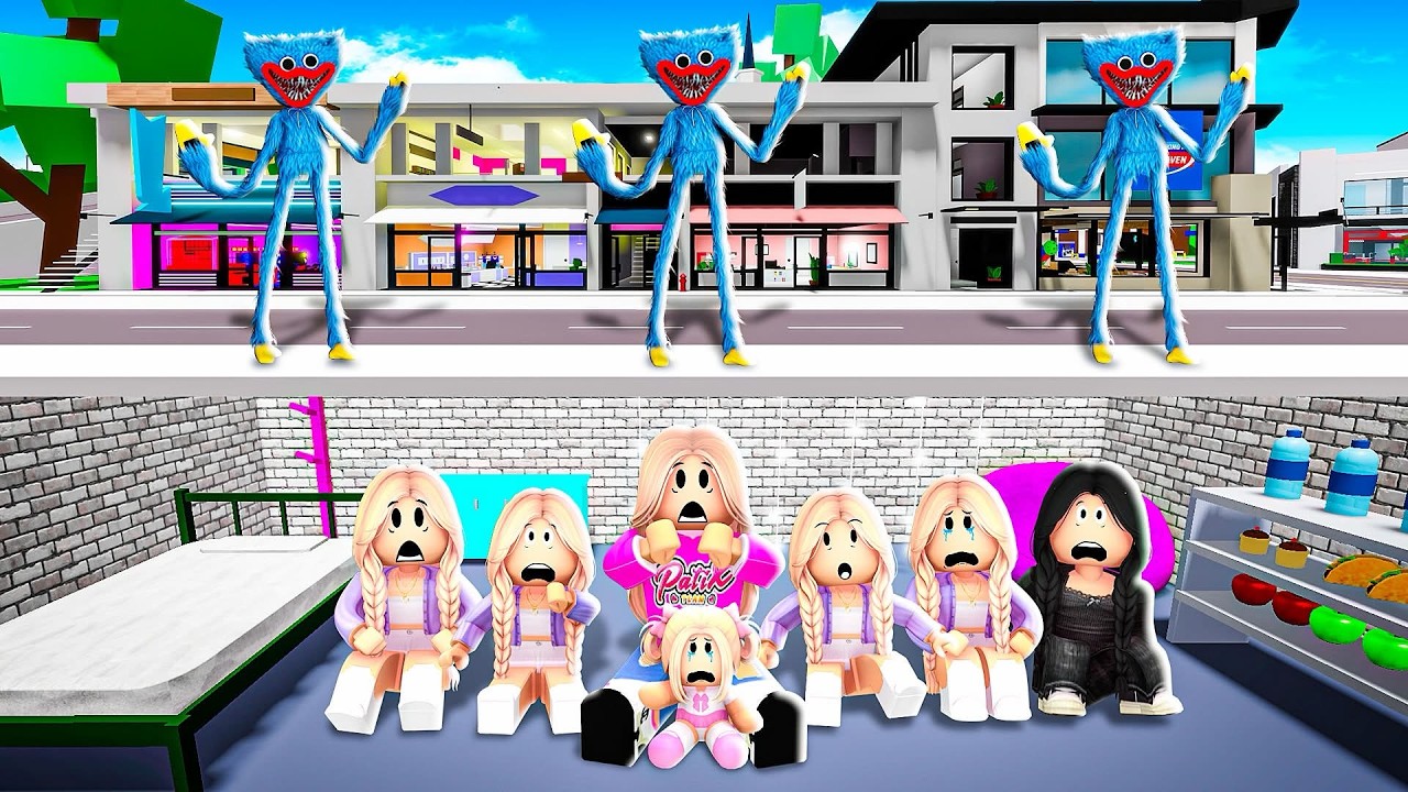 BUDUJEMY BUNKIER PRZED POPPY PLAYTIME... na BROOKHAVEN w ROBLOX!