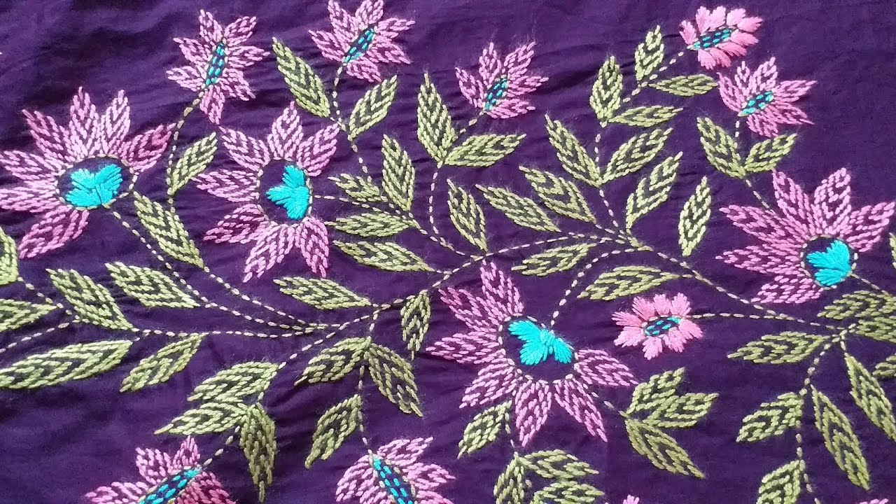Aarong style Hand embroidery kamij design।নকশি কাজের কামিজের ডিজাইন।
