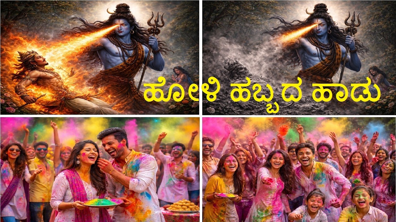 ಹೋಳಿ ಹಬ್ಬದ ಹಾಡು | Holi Song | HOLI SONG | Kannada Songs | Holi Festivsal