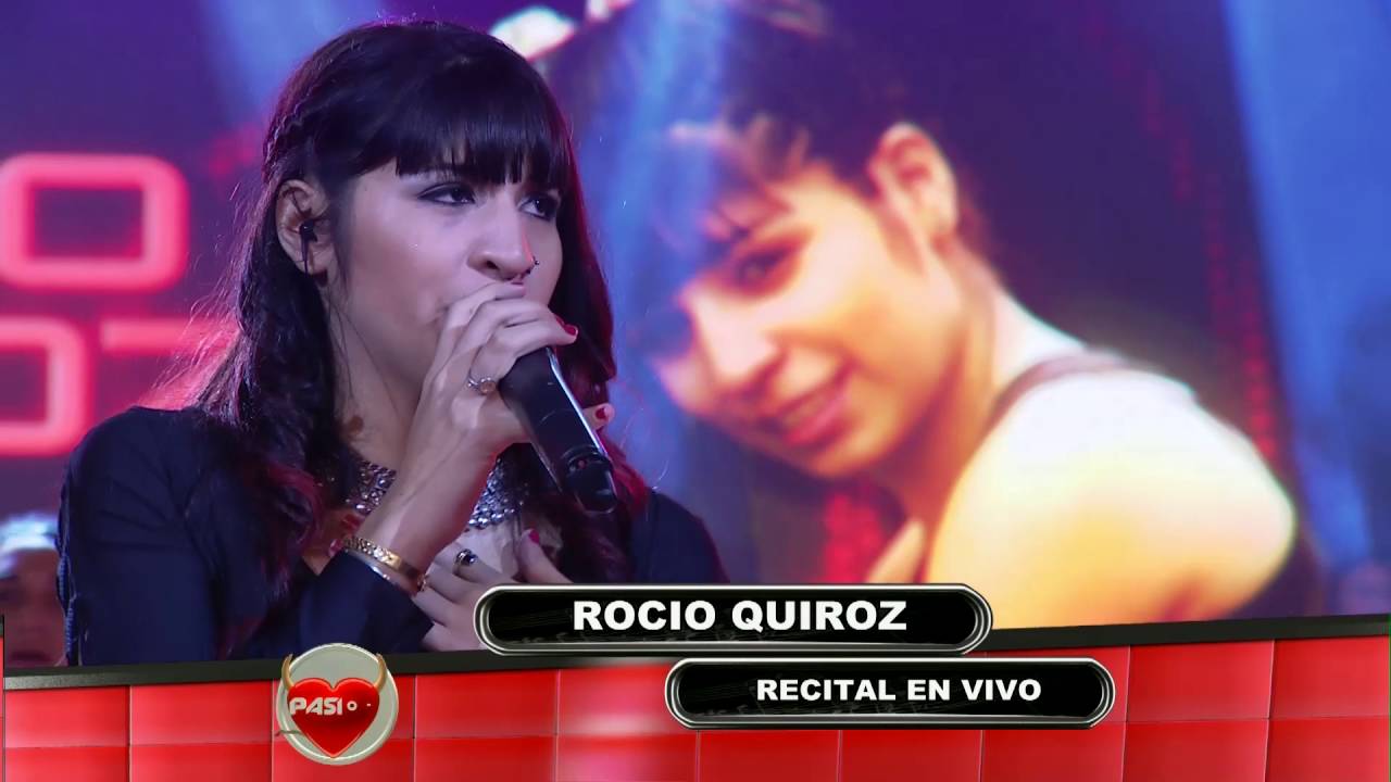 Rocio Quiroz en vivo en Pasion de Sabado 2 7 2016