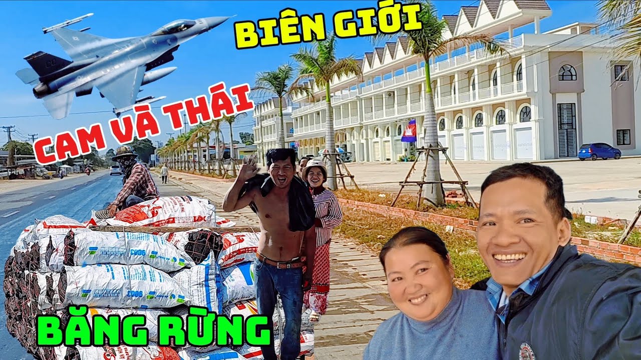 Đường biên giới campuchia và Thái Lan Hoang vắng kinh khủng 