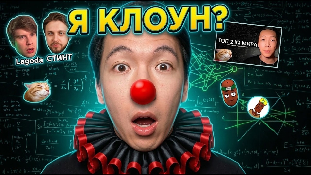 Как Я Стал ИНТЕРНЕТ-КЛОУНОМ — ТОП-2 IQ в мире