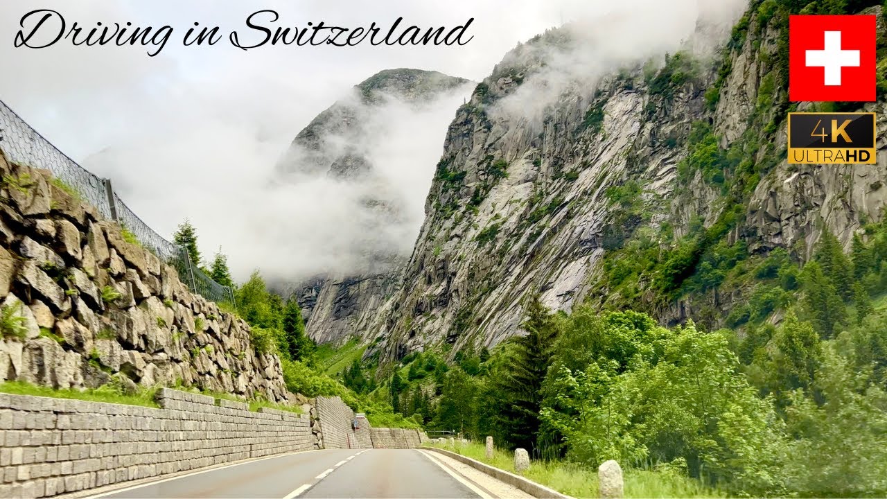 Driving in Switzerland 🇨🇭 | Mystic Drive to Andermatt | Beautiful Views | Relaxing Music | 4K