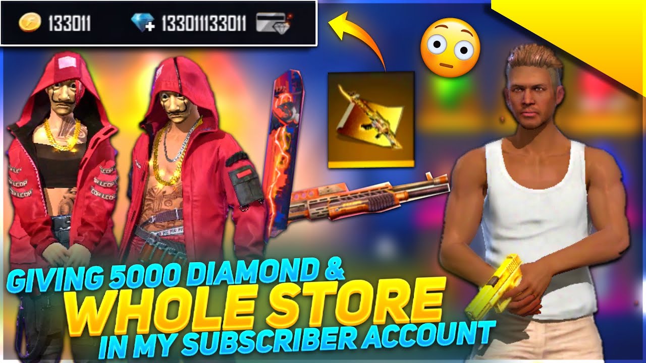 GIVING NEW TOPUP EVENT😲 ITEMS, GLOO WALL SKIN AND MYSTERY SHOP ITEMS TO MY SUBSCRIBER - FREE FIRE