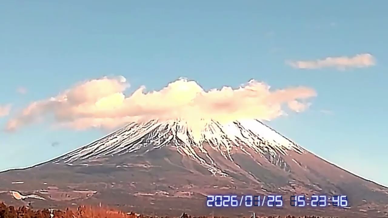 【HD画質LIVE】富士山ライブカメラ朝霧高原 より(mt.fuji live camera)　＃富士山　＃ライブカメラ　＃朝霧高原