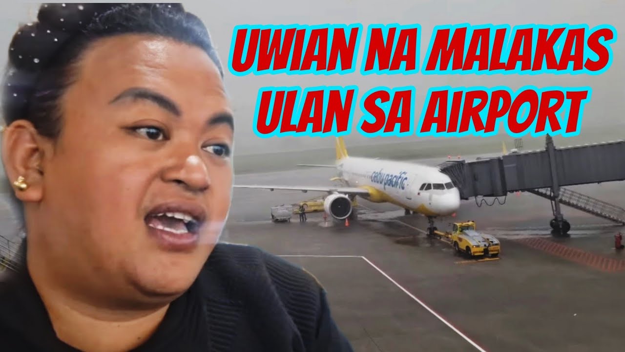 UWIAN NA , MALAKAS NA ULAN SA AIRPORT ! FROM ILOILO TO  FARM NI @BrendaMageOfficial / MOMSHIE G