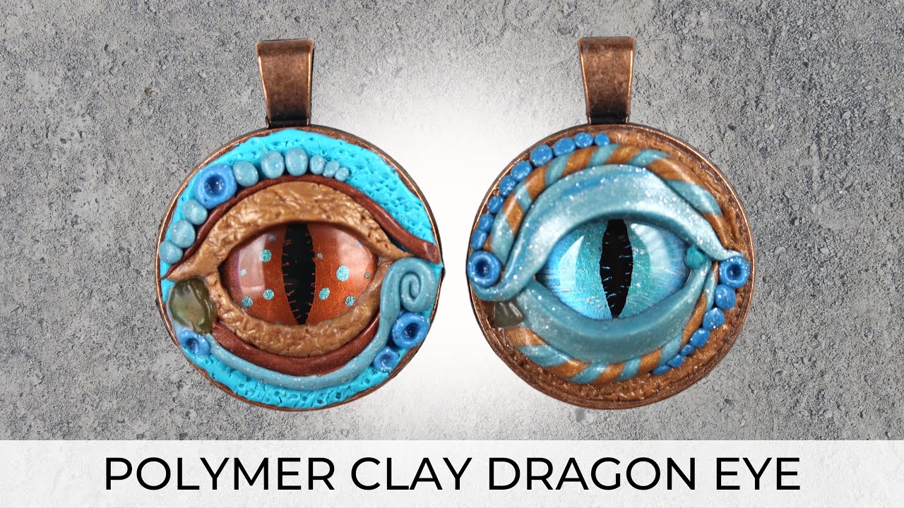 🐉👁️ POLYMER CLAY DRAGON EYE TUTORIAL! Unlocking Sculpting Secrets...