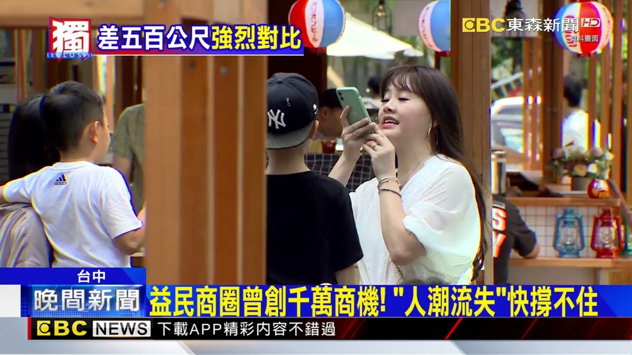 獨家》台中一中街「年吸千萬人」 益民商圈「空盪剩娃機」@newsebc