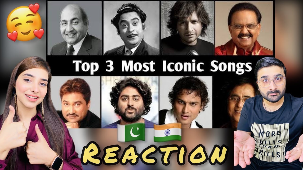 TOP 3 ICONIC SONGS OF INDIAN MALE SINGERS PAKISTANI REACTION 🇵🇰🇮🇳