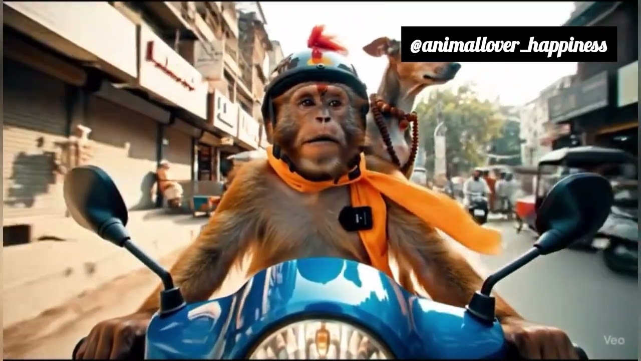 Dogesh Bhai & Monkesh Bhai Ka Delhi Vlog #dogeshbhai #monkey @Animallover_happiness