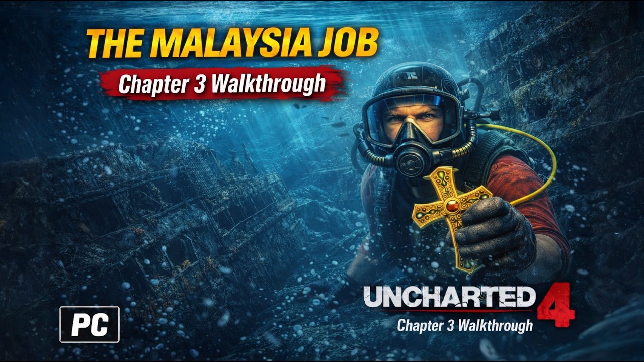 Uncharted 4 Chapter 3: The Malaysia Job Full Gameplay Walkthrough | PC HD #uncharted4