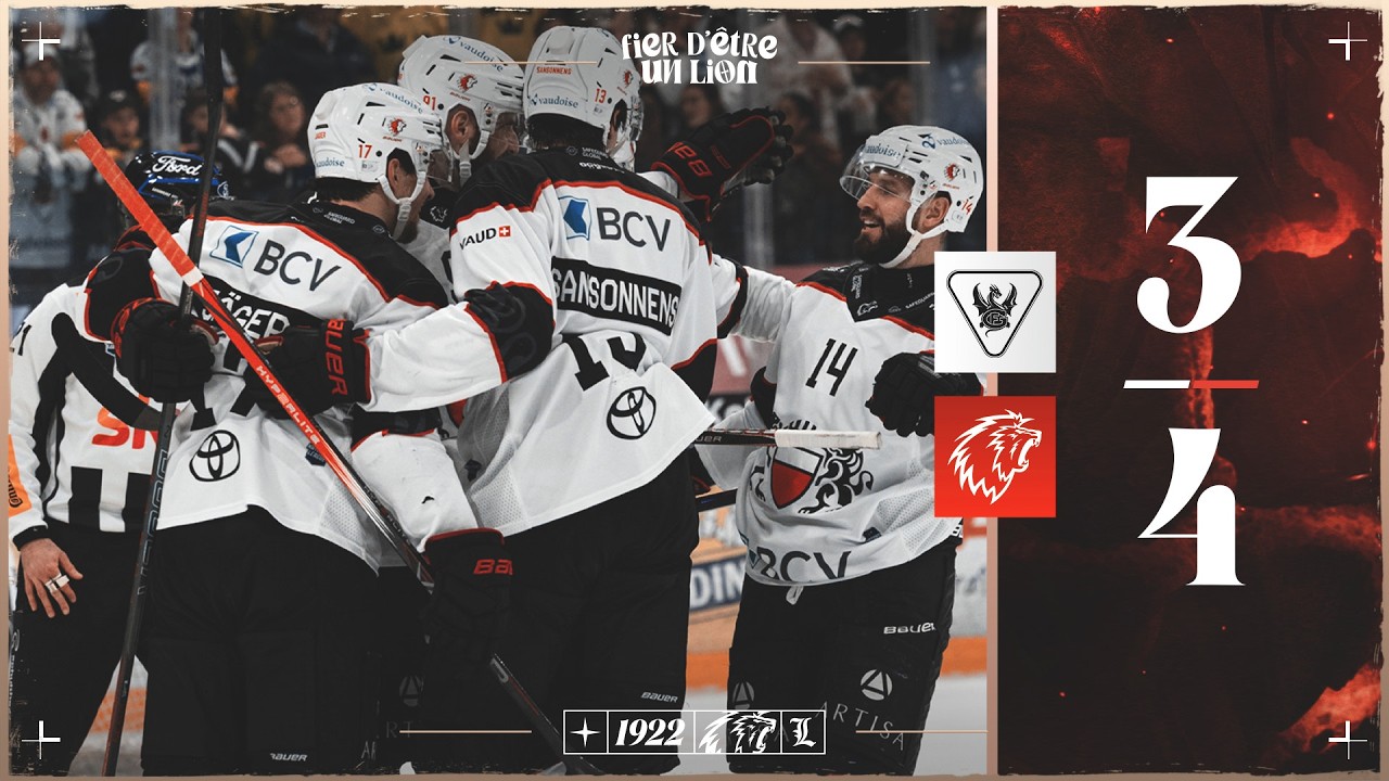 07/03/2026 HC Fribourg-Gottéron 3 - 4 Lausanne HC