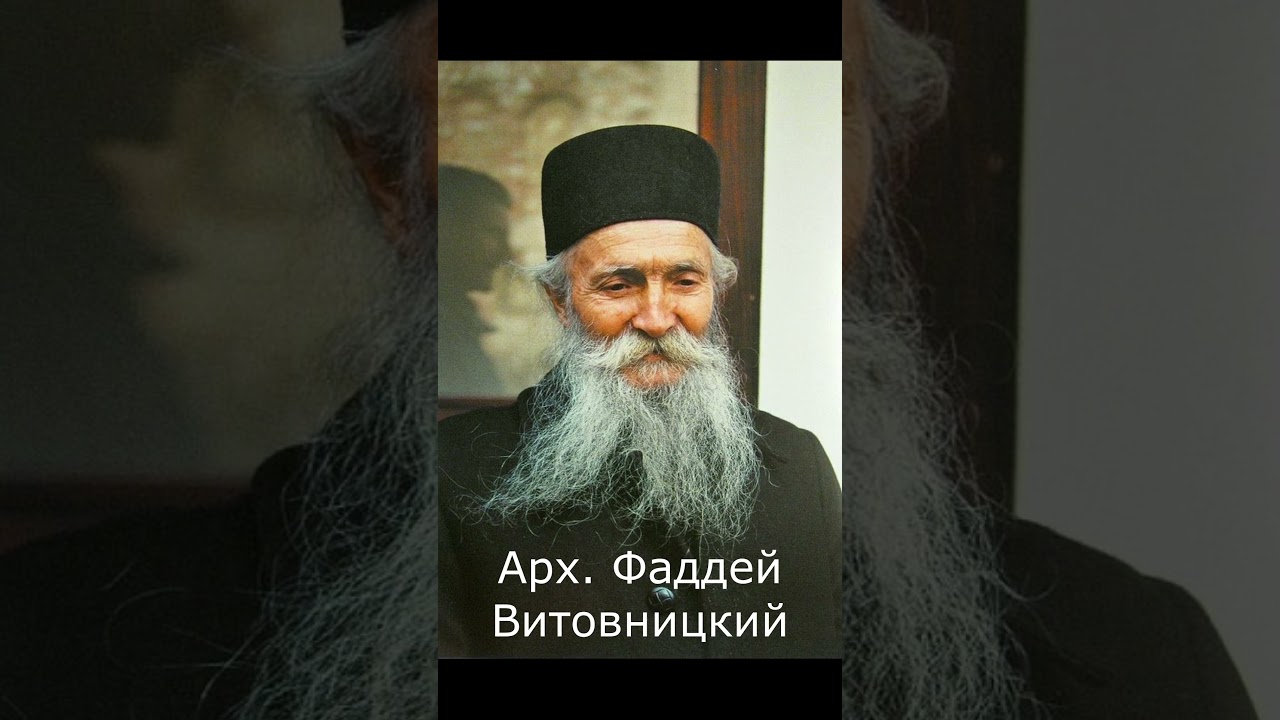 Всё возможно изменить мыслями и молитвой. Старец Фаддей Витовницкий.