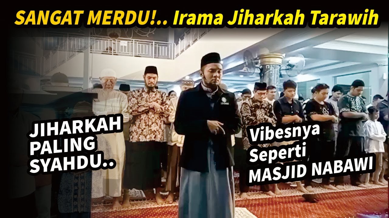 Imam Tarawih yang bisa menirukan irama jiharkah Saad Ghomidi | Al-Baqoroh 246-259 - Shidqi Abu Usama