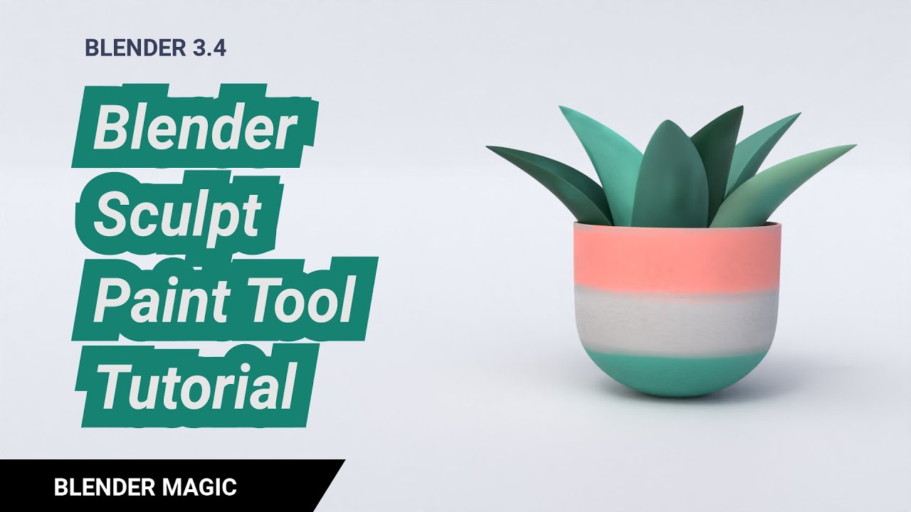 Blender Sculpt Paint Tool Tutorial