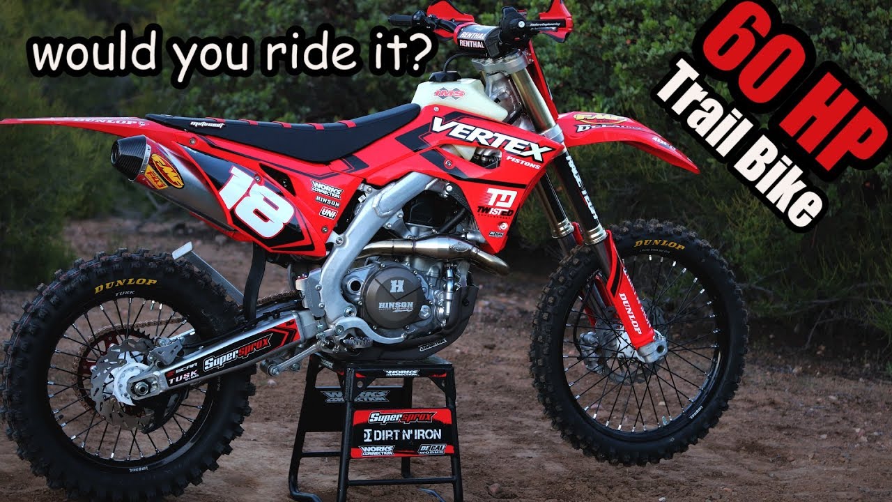 Honda CRF450R Trail Build  - Fire Breathing Machine