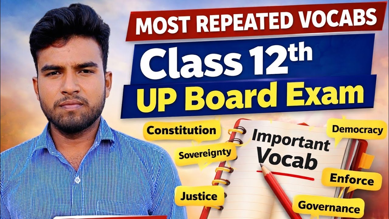 complete vocab revision upboard exam 2026  ENGLISH