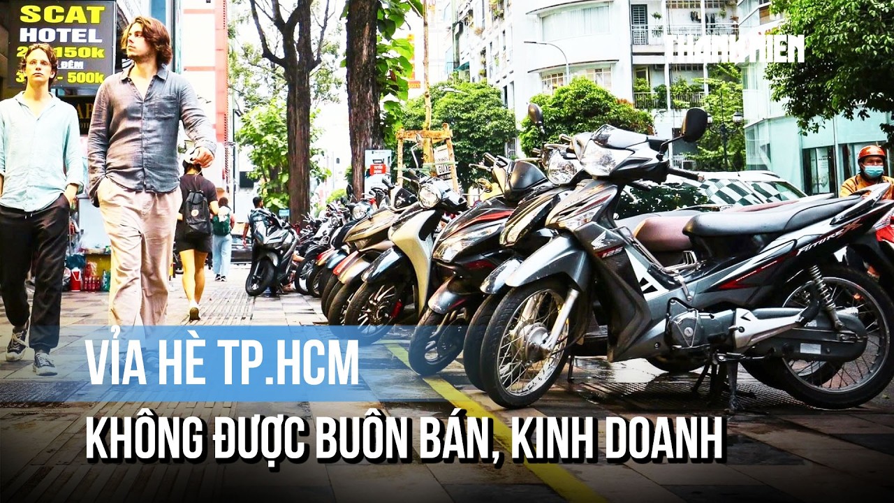 TP.HCM hướng dẫn thu phí vỉa hè: Không cho buôn bán, kinh doanh