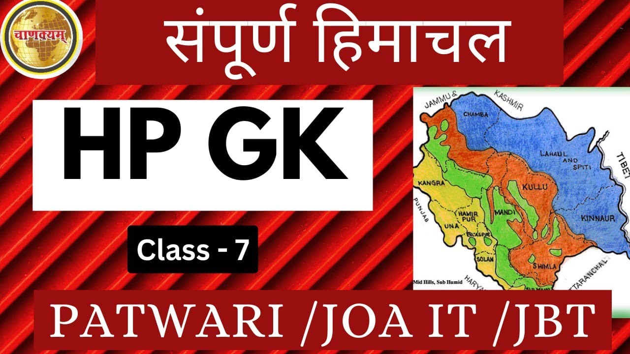 Most Repeated HP GK MCQs | Himachal Pradesh All Exams