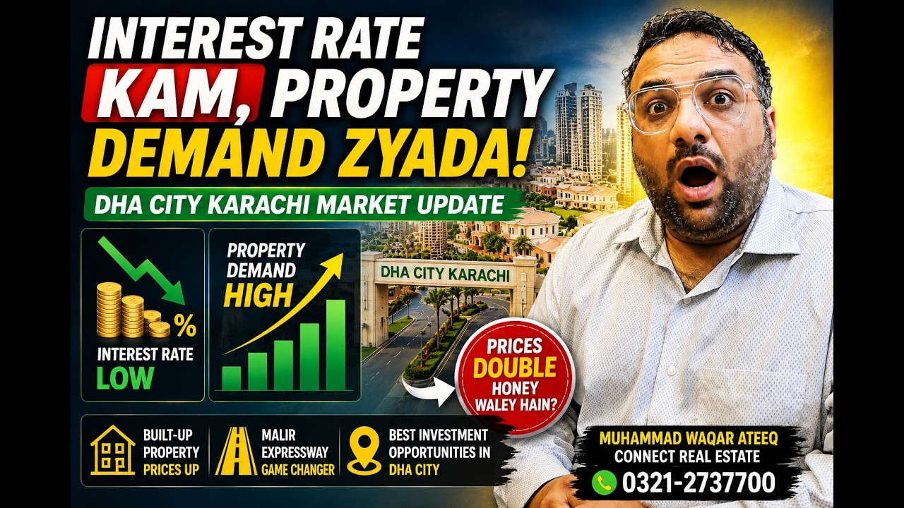Interest Rate Kam, Property Demand Zyada | DHA City Karachi Market Update