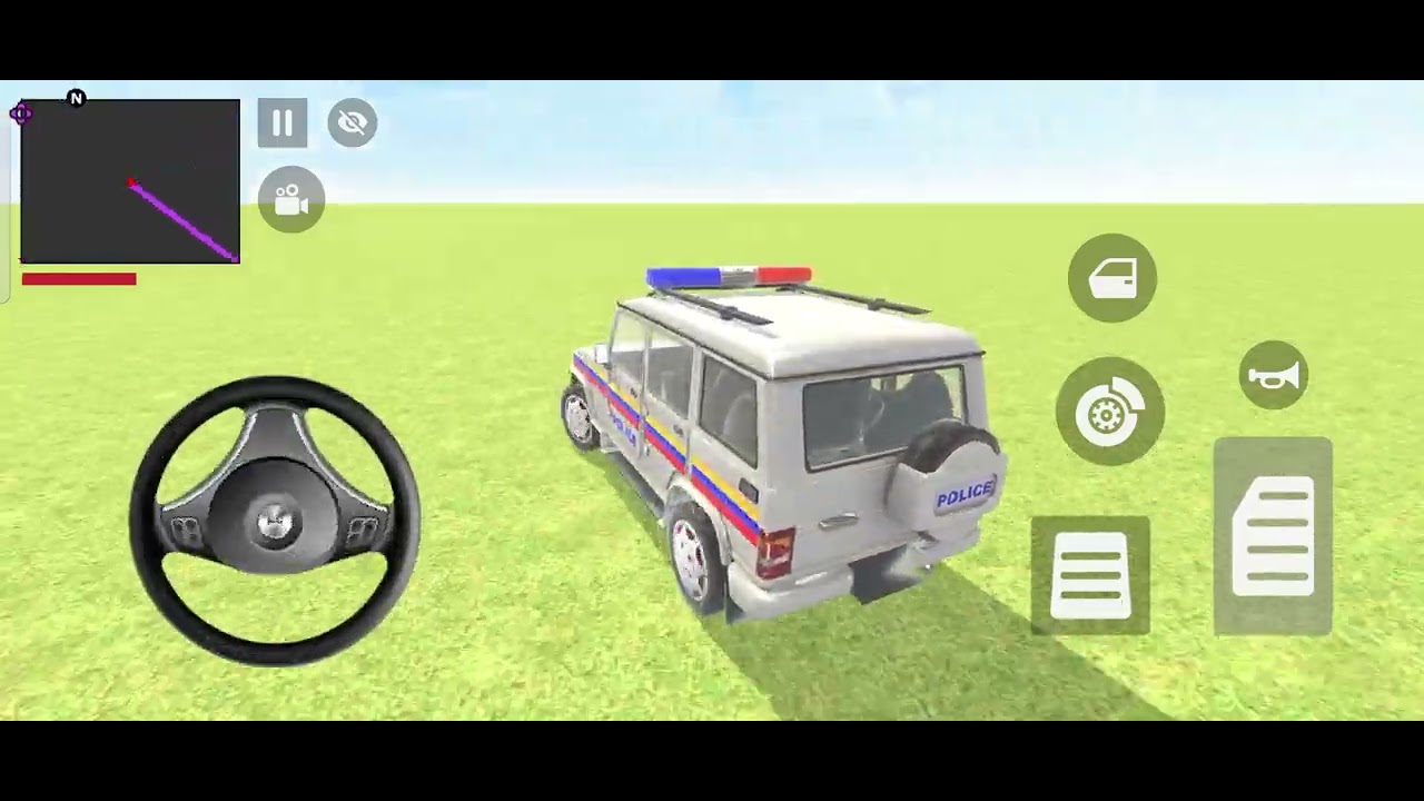 Police💥😲 Ke car Lake Bagah Sab Dekhe rhegi 💥✨ Indian theft auto simulator 🚨🚔