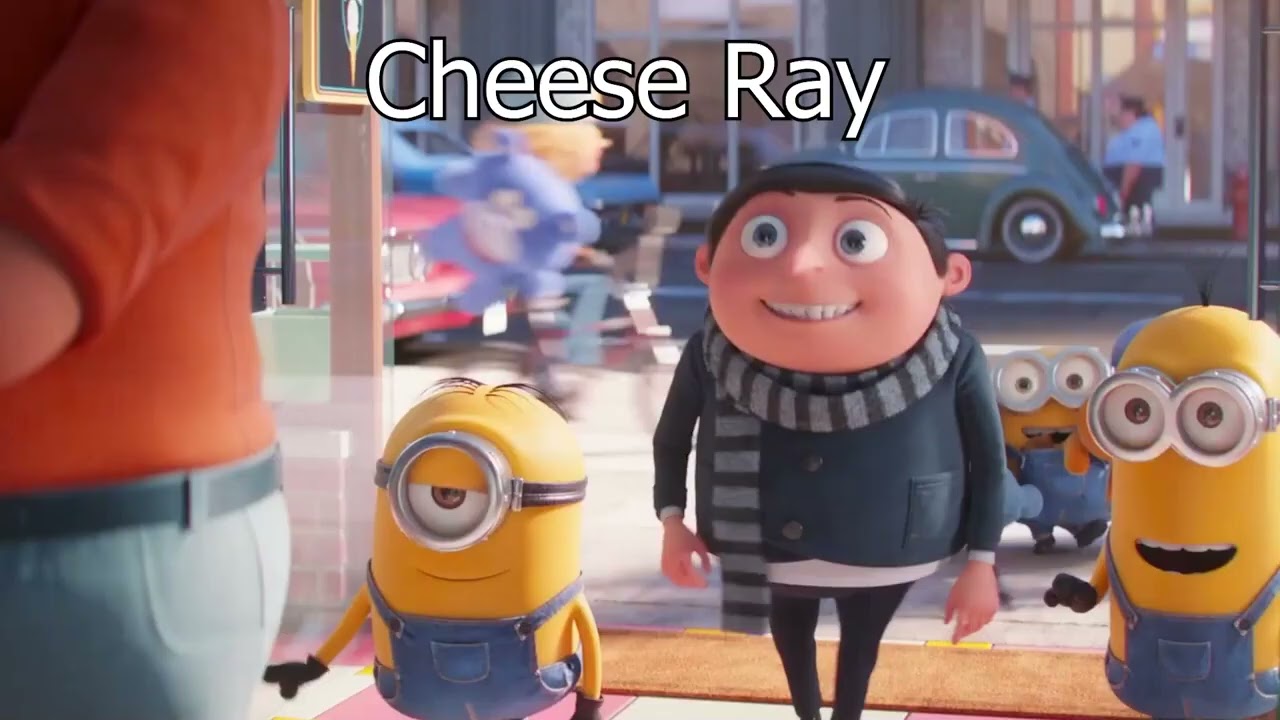 Minions 2 The rise of Gru freeze Ray vs cheese ray
