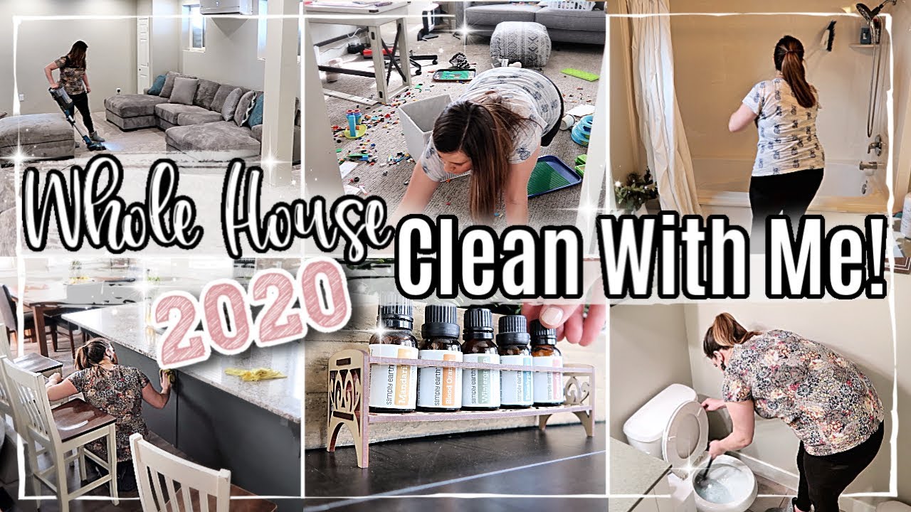 2020 WHOLE HOUSE CLEAN WITH ME :: ALL DAY SPEED CLEANING MOTIVATION + HOMEMAKING WITH ME