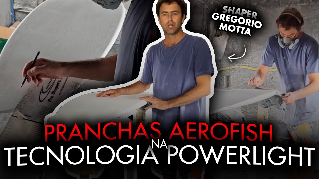 PRANCHAS AEROFISH DO SHAPER GREGORIO MOTTA
