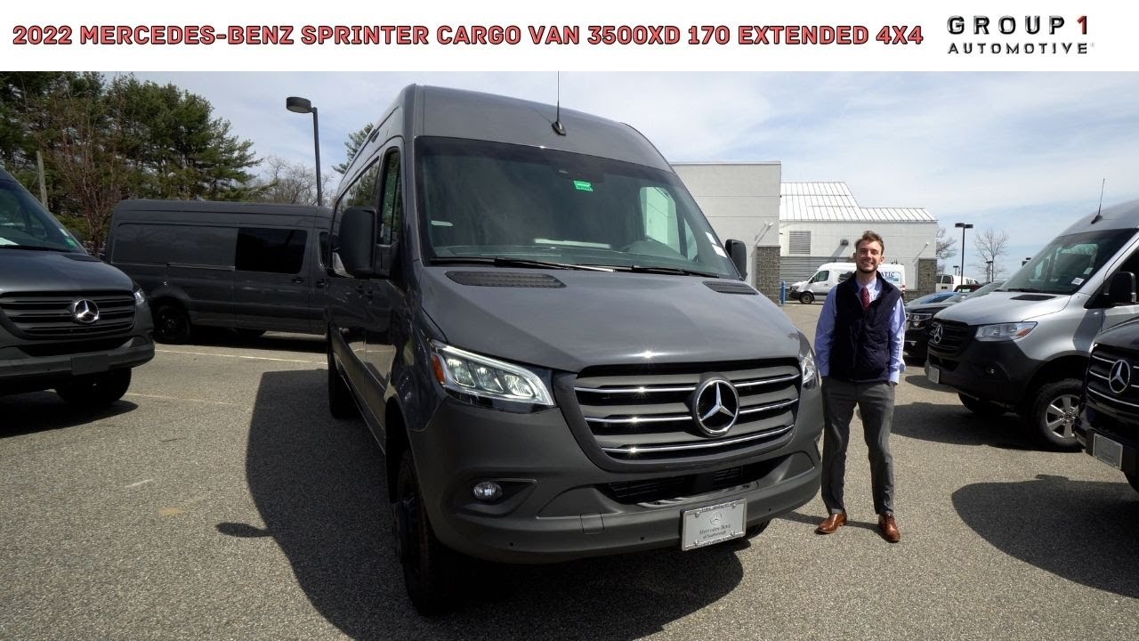 2022 Mercedes-Benz Sprinter Cargo Van 3500XD 170 Extended 4x4 | Video tour with Spencer