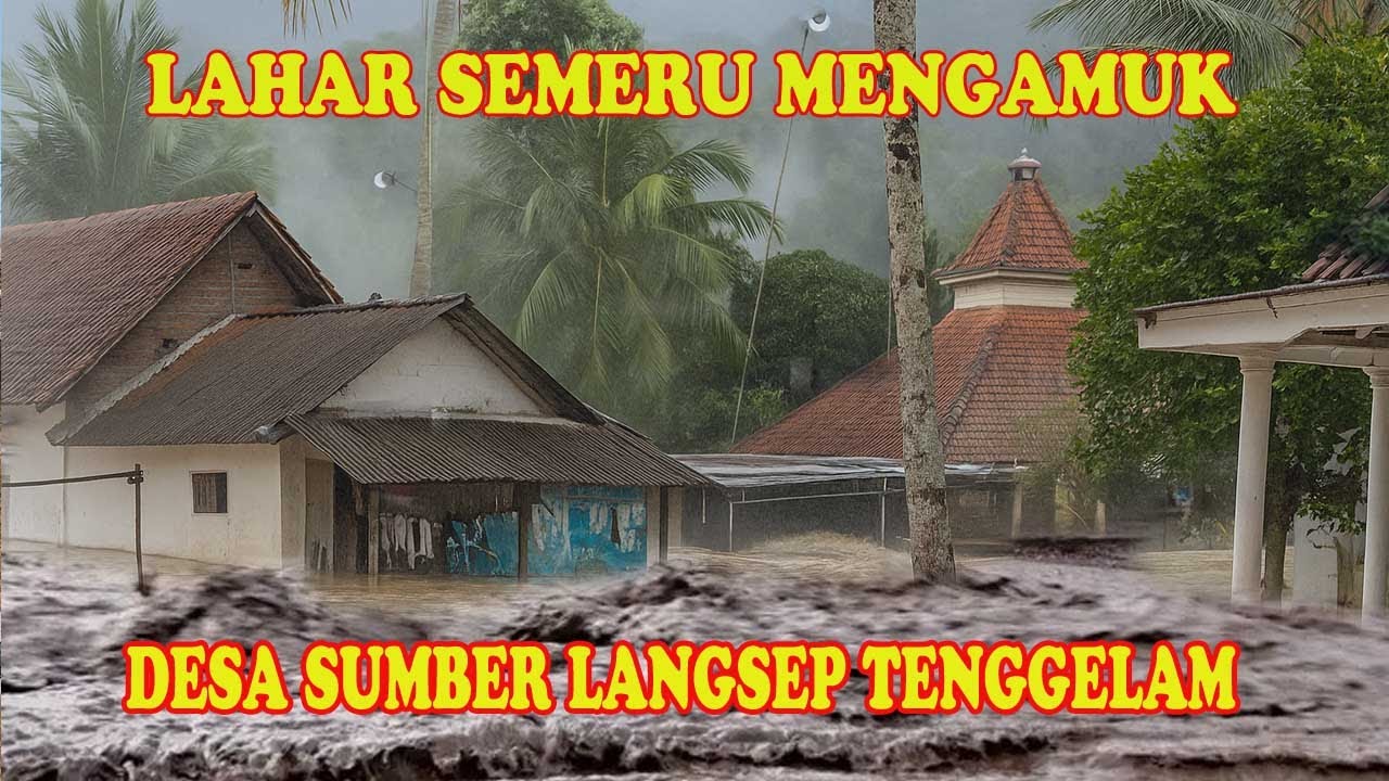 Lahar Dingin Semeru Naik Drastis! Pemukiman Sumberlangsep Terdampak Parah